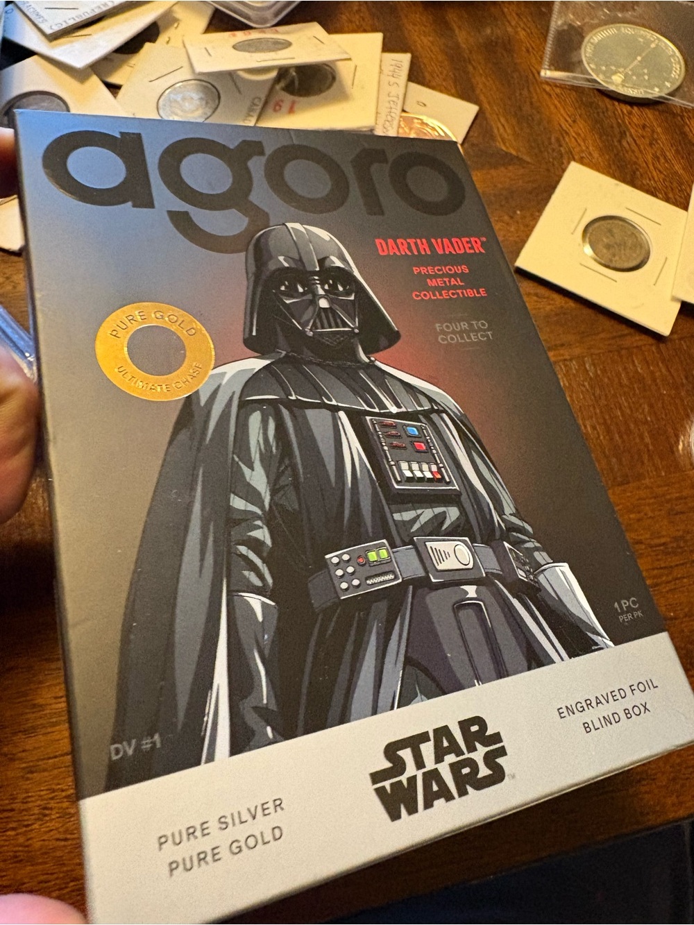 Agora Star Wars Darth Vader Collectible Box in Black, Silver, Gold